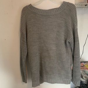 Gorgeous sweater with open back!